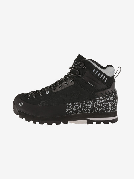 ALPINE PRO Outdoorová obuv s membránou ptx ALPINE PRO GREVE black