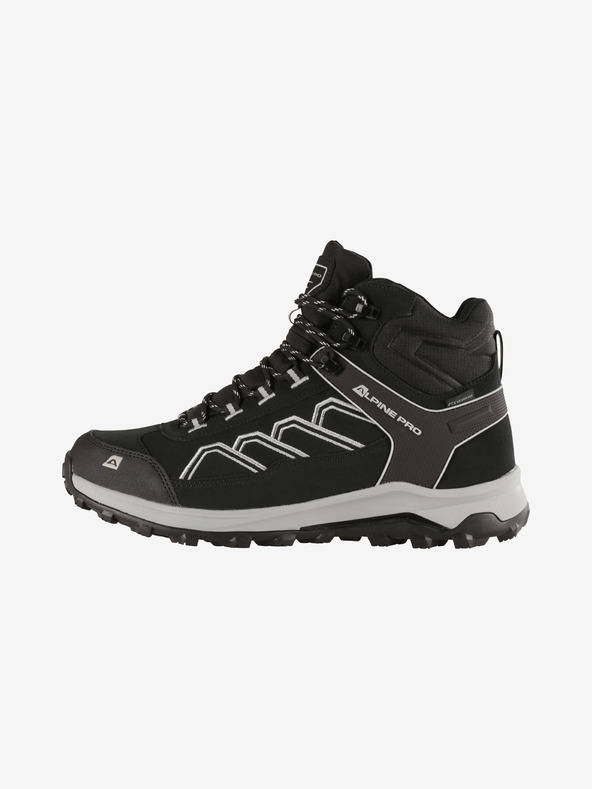 ALPINE PRO Outdoorová obuv s membránou ptx ALPINE PRO WUTEVE black