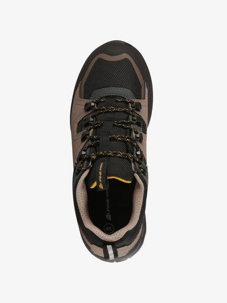 ALPINE PRO Kožená outdoorová obuv s membránou ptx ALPINE PRO OMERE fungi