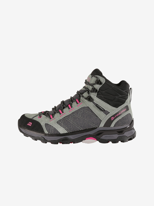 ALPINE PRO Kevlarová outdoorová obuv s membránou ptx ALPINE PRO CERNE shadow