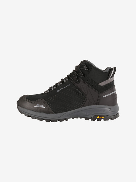 ALPINE PRO Outdoorová obuv s membránou ptx ALPINE PRO ERAHE black
