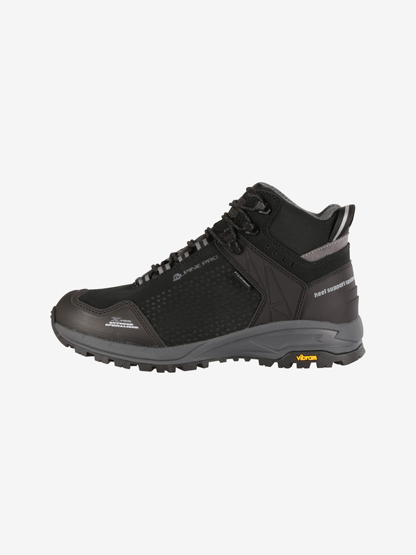 ALPINE PRO Outdoorová obuv s membránou ptx ALPINE PRO ERAHE black