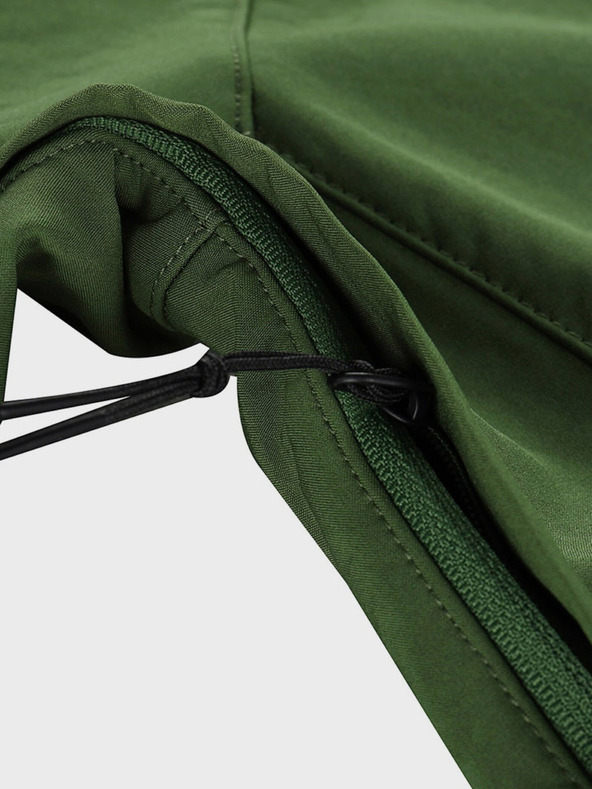 ALPINE PRO Zelená pánská softshellová bunda s membránou Alpine Pro Hoor