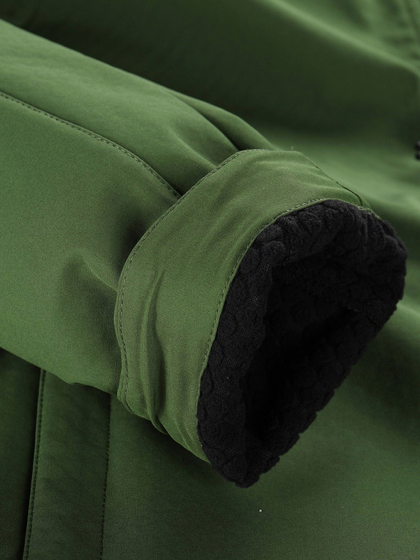 ALPINE PRO Zelená pánská softshellová bunda s membránou Alpine Pro Hoor