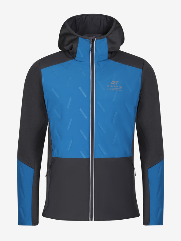 ALPINE PRO Pánská rychleschnoucí mikina s cool-dry ALPINE PRO GOMAR mykonos blue