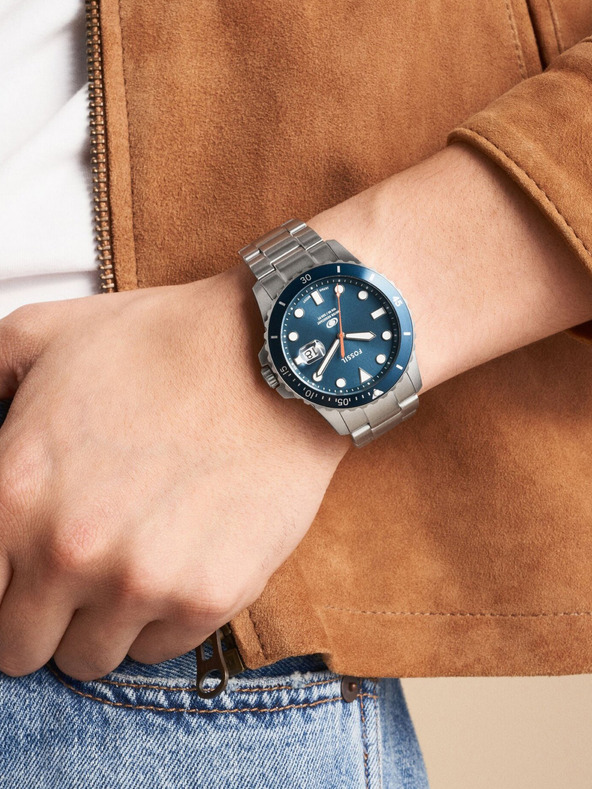 Fossil Dámské hranaté hodinky prsten Fossil Raquel Watch Ring