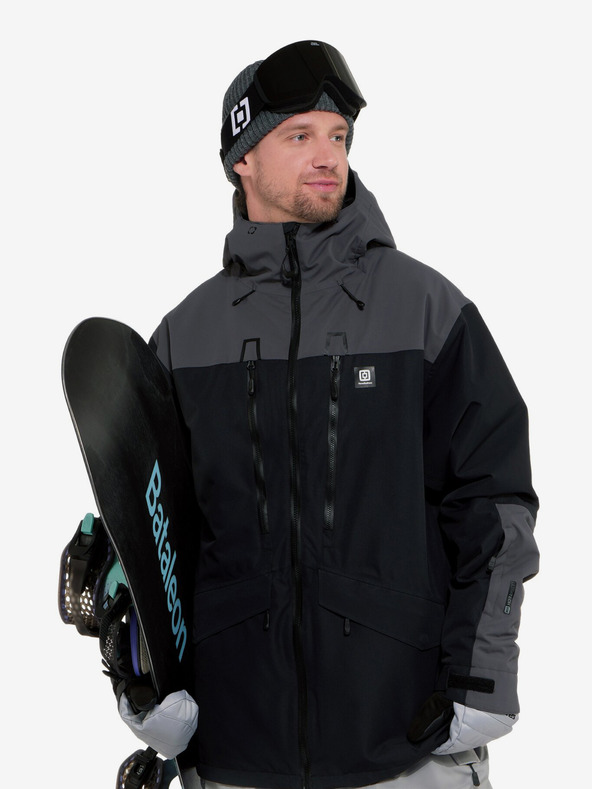 Horsefeathers Bunda Halen II - black/iron Horsefeathers