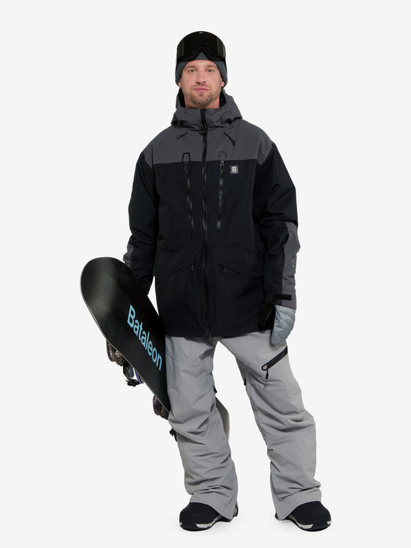 Horsefeathers Bunda Halen II - black/iron Horsefeathers