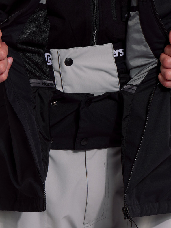 Horsefeathers Bunda Halen II - black/iron Horsefeathers