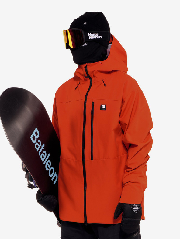 Horsefeathers 3-vrstvá bunda Terra - red clay Horsefeathers