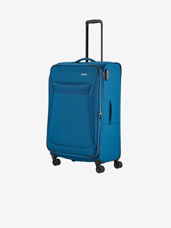 Travelite Modrý cestovní kufr Travelite Chios L