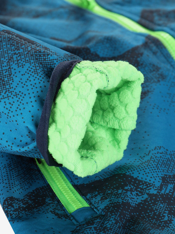 ALPINE PRO Modrá dětská softshellová bunda s membránou Alpine Pro Ezoro