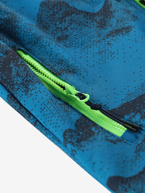 ALPINE PRO Modrá dětská softshellová bunda s membránou Alpine Pro Ezoro