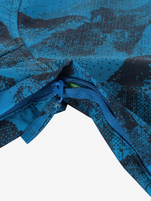 ALPINE PRO Modrá dětská softshellová bunda s membránou Alpine Pro Ezoro