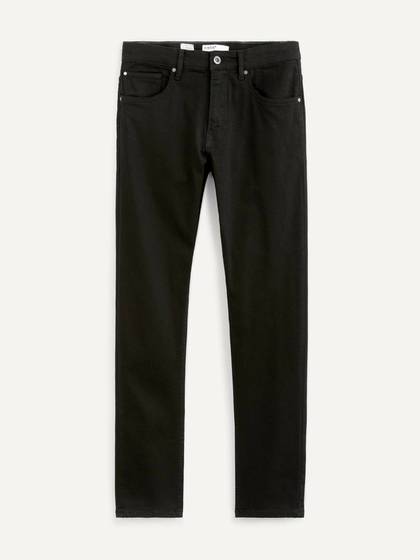 Celio Černé pánské džínové kalhoty Celio Noclean15