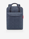Reisenthel Tmavě modrý pánský batoh Reisenthel Allday Backpack M Herringbone Dark Blue