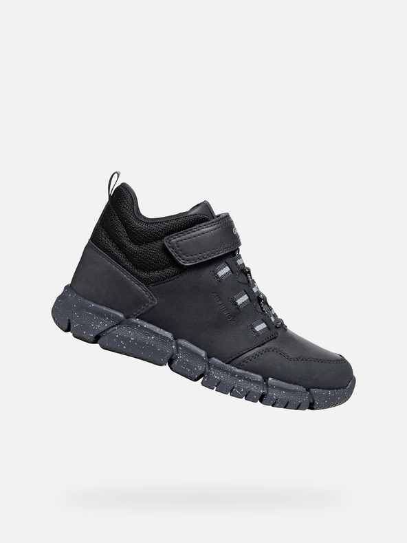 Geox Černá chlapecká kotníková obuv Geox Flexyper  B Abx