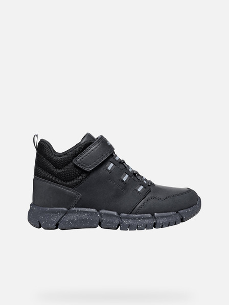 Geox Černá chlapecká kotníková obuv Geox Flexyper  B Abx