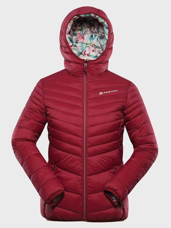 ALPINE PRO Fialovo-růžová dámská oboustranná bunda Hi-Therm Alpine Pro Eroma