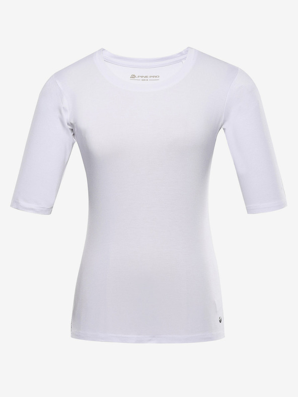 ALPINE PRO Dámské triko s krátkým rukávem ALPINE PRO NORRA white