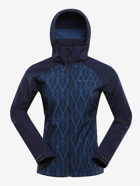 ALPINE PRO Modrá dámská softshellová bunda s membránou Alpine Pro Hoora