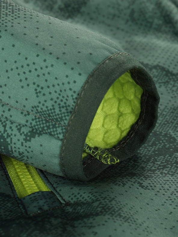 ALPINE PRO Zelená dětská softshellová bunda s membránou Alpine Pro Ezoro