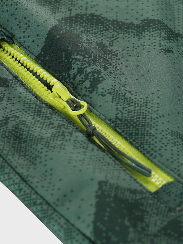 ALPINE PRO Zelená dětská softshellová bunda s membránou Alpine Pro Ezoro