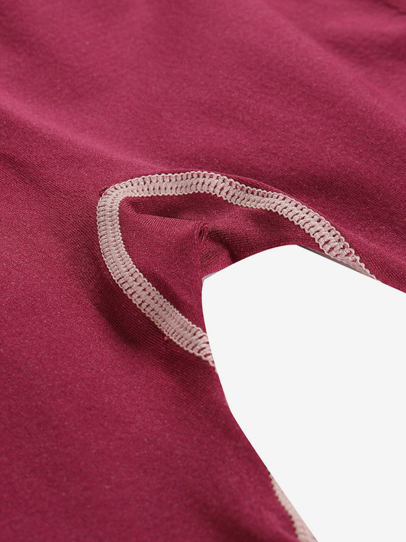 ALPINE PRO Tmavě růžové dámské funkční prádlo - kalhoty Alpine Pro Lessa