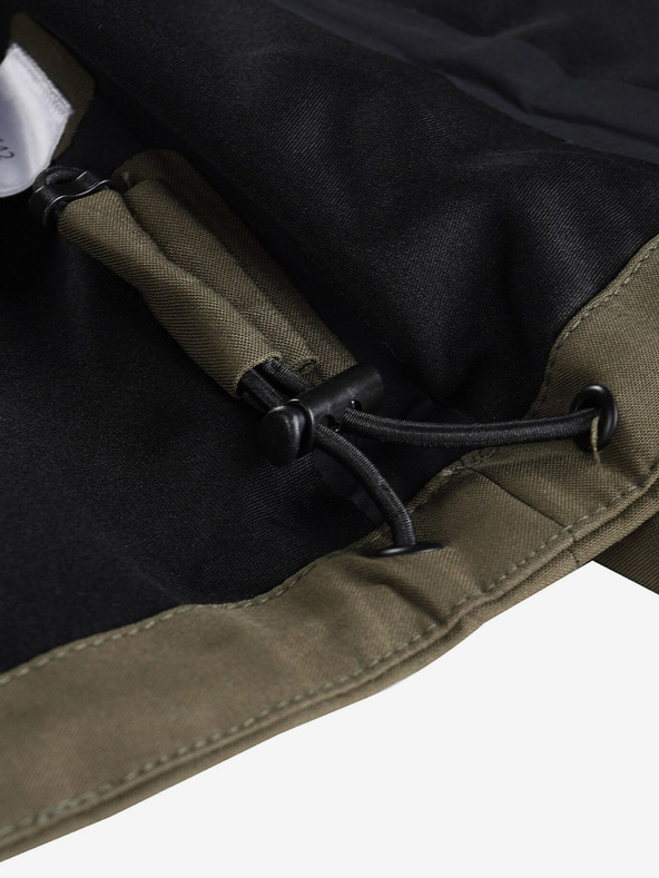 ALPINE PRO Tmavě zelená dámská softshellová bunda s membránou Alpine Pro Jerda