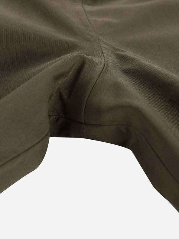 ALPINE PRO Tmavě zelená dámská softshellová bunda s membránou Alpine Pro Jerda