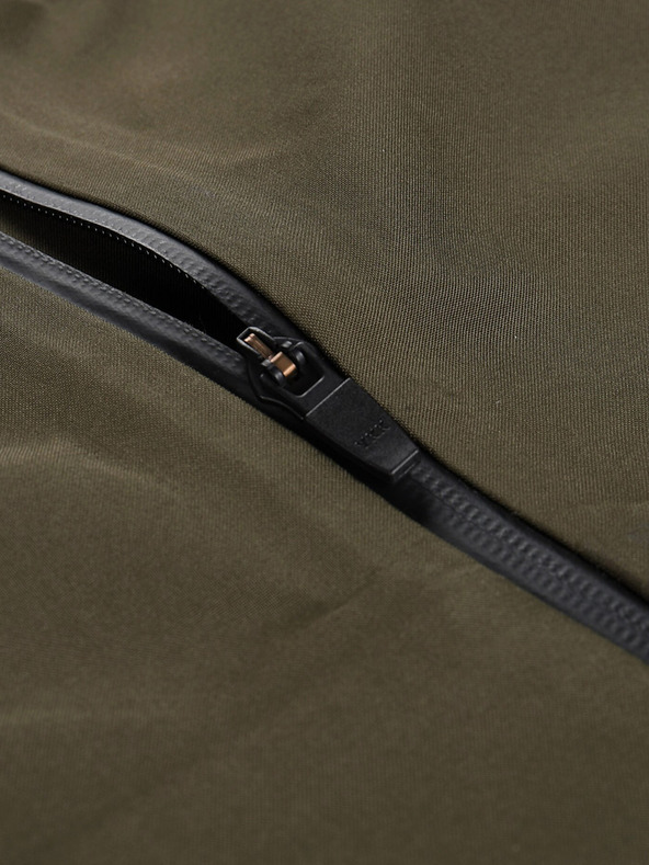 ALPINE PRO Tmavě zelená dámská softshellová bunda s membránou Alpine Pro Jerda