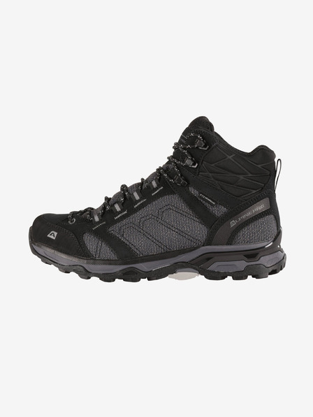 ALPINE PRO Kevlarová outdoorová obuv s membránou ptx ALPINE PRO CERNE black