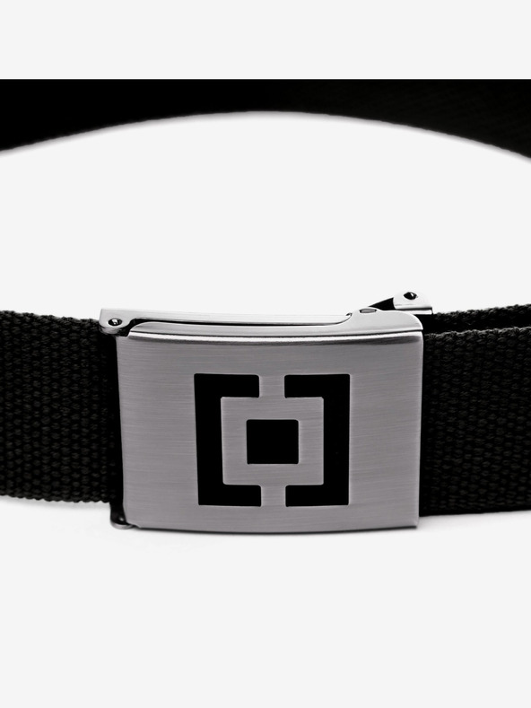 Horsefeathers Pásek Idol Plain - black HORSEFEATHERS