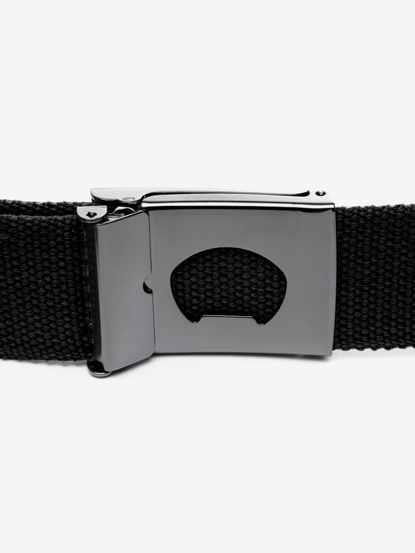 Horsefeathers Pásek Idol Plain - black HORSEFEATHERS