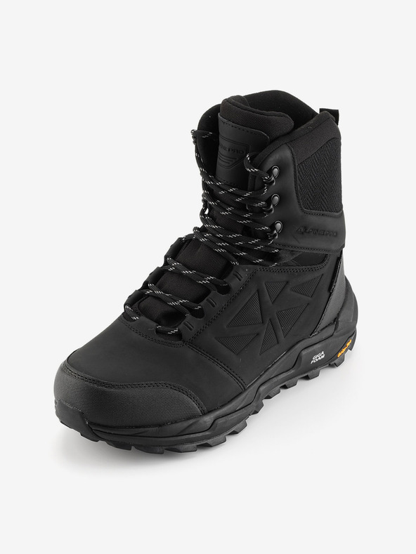 ALPINE PRO Pánská zimní obuv s giga boom a membránou ptx ALPINE PRO NERBE black