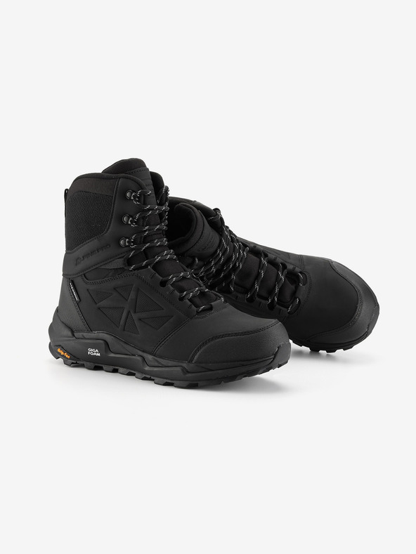 ALPINE PRO Pánská zimní obuv s giga boom a membránou ptx ALPINE PRO NERBE black