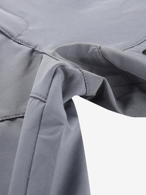 ALPINE PRO Pánské softshellové kraťasy ALPINE PRO BAK smoked pearl