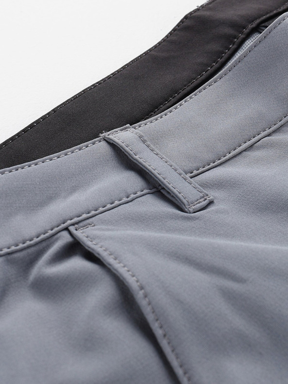 ALPINE PRO Pánské softshellové kraťasy ALPINE PRO BAK smoked pearl