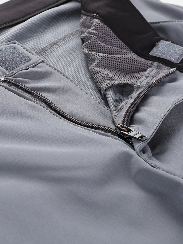 ALPINE PRO Pánské softshellové kraťasy ALPINE PRO BAK smoked pearl