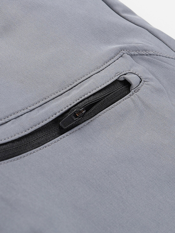 ALPINE PRO Pánské softshellové kraťasy ALPINE PRO BAK smoked pearl