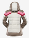 ALPINE PRO Dámská péřová lyžařská bunda s membránou ptx ALPINE PRO FERERA creme