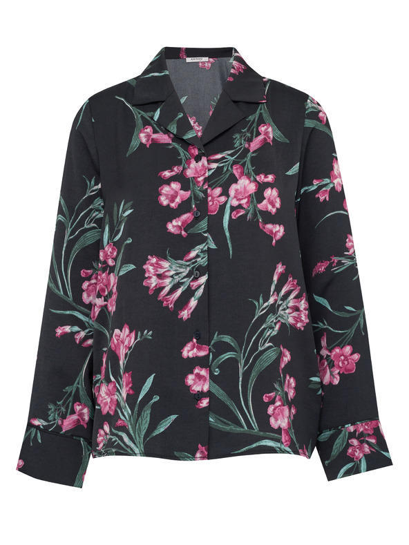 Orsay Černá dámská saténová noční košile ORSAY