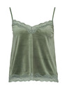Orsay Khaki dámský semišový pyžamový top ORSAY