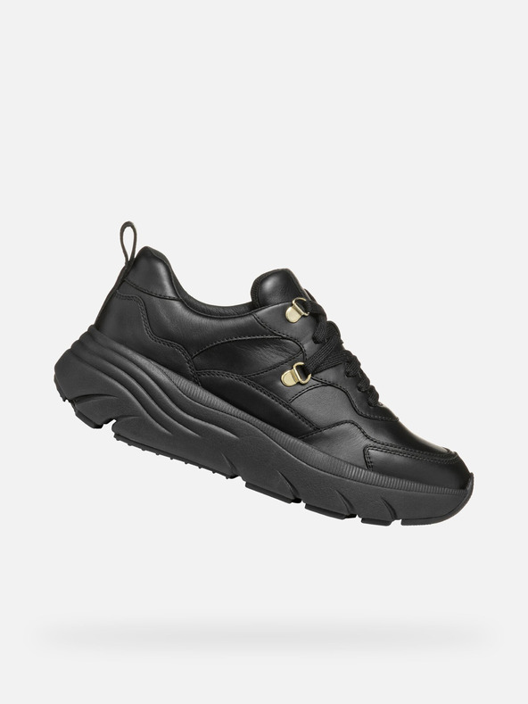 Geox Černé dámské tenisky Geox Diamanta