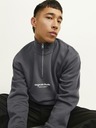 Jack & Jones Šedá pánská mikina se zipem Jack & Jones
