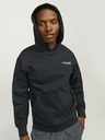 Jack & Jones Černá pánská mikina s kapucí Jack & Jones
