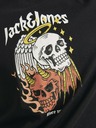 Jack & Jones Černé pánské tričko Jack & Jones Seven