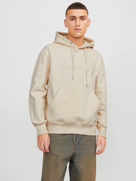 Jack & Jones Béžová pánská mikina Jack & Jones Frederiks