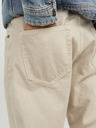 Jack & Jones Béžové pánské straight fit džíny Jack & Jones Chris