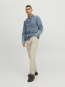 Jack & Jones Béžové pánské straight fit džíny Jack & Jones Chris